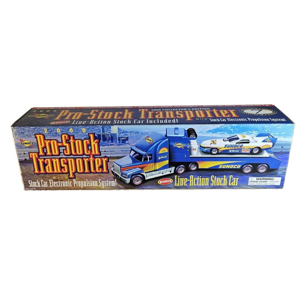 Vintage Pro-Stock Transporter 2000 Sunoco 7th in a Series Preowned